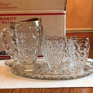 Vintage breakfast set. 6 pieces